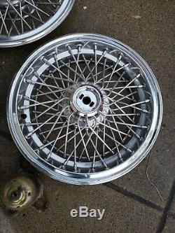 3 Chevy Caprice Wire Wheel Covers Hub Caps Spoke 10201261 Oem Gm