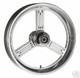 3-spoke Chrome Wheel Set 21 X 3.50 Front & 16 X 5.5 Rear By Eddie Trotta Harley