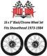 40 Spoke 16 Front/rear Wheel Set Black Harley Fl Electra Glide Shovelhead 73-84