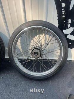 40 Spoke Front and Rear Rims And Tires