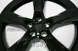 4 Black fit 2016-18 Chevrolet Camaro SS 20 Wheel Skins Hub Caps Full Rim Covers