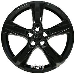 4 Black fit 2016-18 Chevrolet Camaro SS 20 Wheel Skins Hub Caps Full Rim Covers