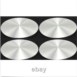 4 CHEVY GMC 15 Smooth Aluminum 5 Lug Wheel Center Hub Caps Hubs Rim Nut Covers