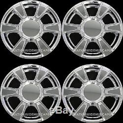 4 CHROME 2010-2013 GMC TERRAIN 17 Wheel Skins & Center Hub Caps New Rim Covers