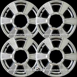 4 CHROME 2010-2013 GMC TERRAIN 17 Wheel Skins & Center Hub Caps New Rim Covers