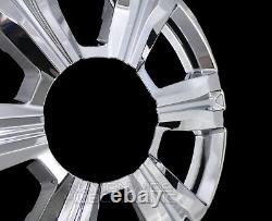 4 CHROME 2016 2017 GMC TERRAIN 18 Wheel Skins Rim Covers Hub Caps Simulators