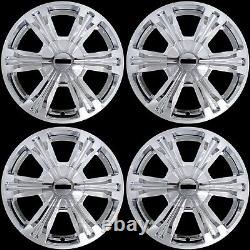 4 CHROME 2016 2017 GMC TERRAIN 18 Wheel Skins Rim Covers Hub Caps Simulators