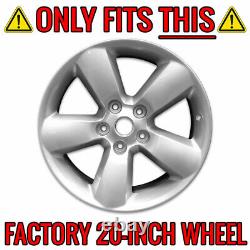 4 CHROME 20 Wheel Skins Hub Caps 5 Spoke Alloy Rim Covers for Dodge Ram 1500 Tr