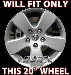 4 Chrome 20 Wheel Skins fit Dodge RAM 1500 2009-12 Hub Caps 5 Spoke Rim Covers