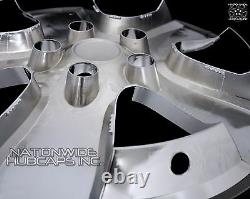 4 Chrome 20 Wheel Skins fit Dodge RAM 1500 2009-12 Hub Caps 5 Spoke Rim Covers