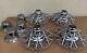 4 Matching Nos Wire Spoked Hubcap Wheel Covers Adapters 12