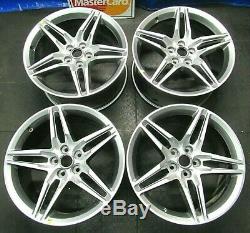 4 TAKE-OFF 2017-2019 Ford Mustang FRONT & REAR 19 5 SPOKE SILVER ALY10162&10164