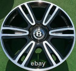 4pc Center Caps fit OEM Factory Bentley Continental Flying Spur Wheel 3W0601171C