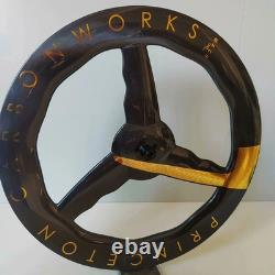 700C Carbon Front 3 Spokes Rear Disc Wheelset for Fixed Gear TT/Road Bicycle