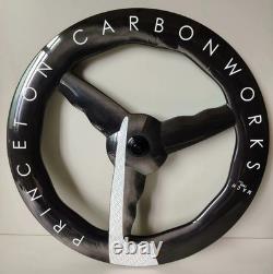 700C Carbon Front 3 Spokes Rear Disc Wheelset for Fixed Gear TT/Road Bicycle