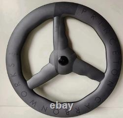 700C Carbon Front 3 Spokes Rear Disc Wheelset for Fixed Gear TT/Road Bicycle