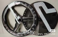 700C Carbon Front 3 Spokes Rear Disc Wheelset for Fixed Gear TT/Road Bicycle