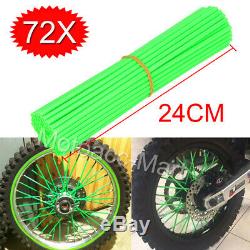 72X 19 to 21 Inch Motorcycle Spoke Skins Covers Wraps Wheel Rim Guard Protector
