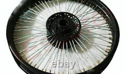 80 SS Spoke Front Rear Disc Brake Black Wheel Rim Wm2 19 For Royal Enfield