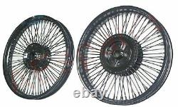 80 Spoke Front Rear Disc Brake Wheel Rim Black Fit For Royal Enfield Classic