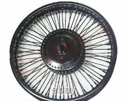 80 Spoke Front & Rear Disc Brake Wheel Rim Black Fits Royal Enfield Classic