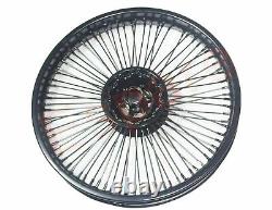 80 Spoke Front Rear Disc Brake Wheel Rim Black For Royal Enfield Classic