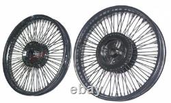 80 Spoke Front Rear Disc Brake Wheel Rim black For Royal Enfield Classic