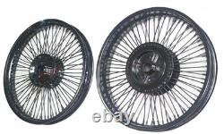 80 Spoke Front Rear Disc Brake Wheel Rim black For Royal Enfield Classic