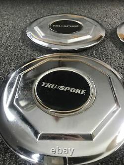 80s Tru Spoke Truspoke Ray Wire Cadillac Chrome Wheel Center Hub Cap 6 7/8 #L