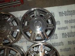 92-05 Cadillac FWD Deville 7 Spoke Chrome 16 X 7 Rim Rims Wheel Wheels Set OEM