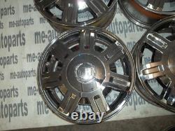 92-05 Cadillac FWD Deville 7 Spoke Chrome 16 X 7 Rim Rims Wheel Wheels Set OEM