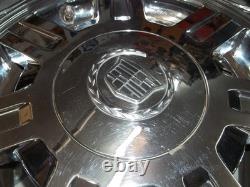 92-05 Cadillac FWD Deville 7 Spoke Chrome 16 X 7 Rim Rims Wheel Wheels Set OEM