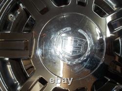92-05 Cadillac FWD Deville 7 Spoke Chrome 16 X 7 Rim Rims Wheel Wheels Set OEM