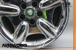 97-06 Jaguar X100 XK8 XKR 8 x R17 17 Wheel Rim Chrome MJA6116AB OEM