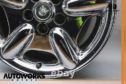 97-06 Jaguar XK8 XKR X100 8 x R17 17 Wheel Rim Chrome MJA6116AB OEM