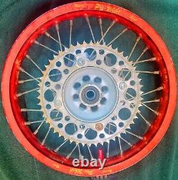 97-07 CR80 CR85R CR85 OEM Front Rear Wheel Set Hub Rim Center Spoke 14/17