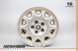 98-03 Jaguar X308 Starburst 7 x R16 16 Wheel Rim Silver MNC6113AA OEM
