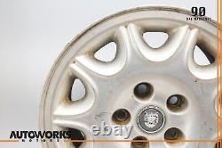 98-03 Jaguar X308 Starburst 7 x R16 16 Wheel Rim Silver MNC6113AA OEM