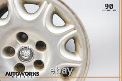 98-03 Jaguar X308 Starburst 7 x R16 16 Wheel Rim Silver MNC6113AA OEM