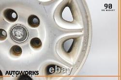 98-03 Jaguar X308 Starburst 7 x R16 16 Wheel Rim Silver MNC6113AA OEM