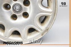 98-03 Jaguar X308 Starburst 7 x R16 16 Wheel Rim Silver MNC6113AA OEM