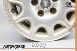 98-03 Jaguar X308 Starburst 7 x R16 16 Wheel Rim Silver MNC6113AA OEM