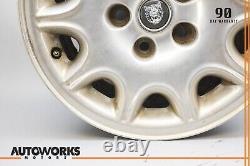 98-03 Jaguar X308 Starburst 7 x R16 16 Wheel Rim Silver MNC6113AA OEM