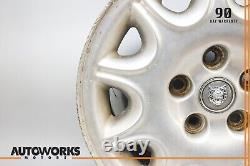 98-03 Jaguar X308 Starburst 7 x R16 16 Wheel Rim Silver MNC6113AA OEM