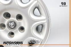 98-03 Jaguar XJ8 VDP X308 Starburst 7 x R16 16 Wheel Rim Silver MNC6113AA OEM