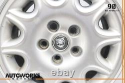 98-03 Jaguar XJ8 VDP X308 Starburst 7 x R16 16 Wheel Rim Silver MNC6113AA OEM