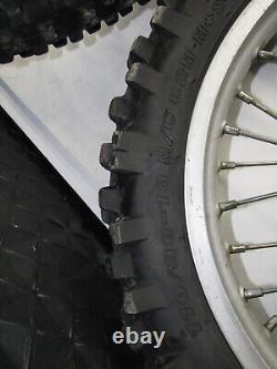 98 Yamaha YZ250 YZ 250 Front Rear Wheel Tire Rim Hub Spokes Assembly