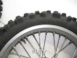 98 Yamaha YZ250 YZ 250 Front Rear Wheel Tire Rim Hub Spokes Assembly