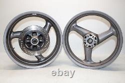 99 00 01 02 03 Ducati St4 916 Oem 3 Spoke Grey Front Rear Wheel Back Rear Rotor