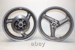 99-03 Ducati 916 St4 Oem Silver Brembo 3 Spoke Front Wheel Rear Rim Rear Rotor